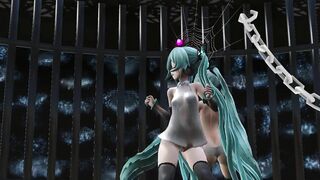 【MMD】Old & new Miku Romeo & Cinderella【R-18】