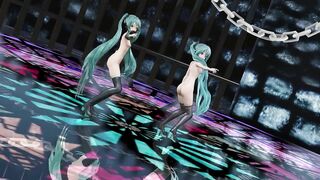 【MMD】Old & new Miku Romeo & Cinderella【R-18】