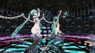 【MMD】Old & new Miku Romeo & Cinderella【R-18】