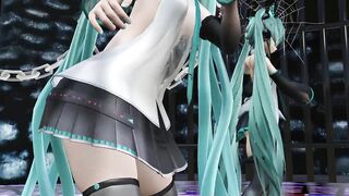 【MMD】Old & new Miku Romeo & Cinderella【R-18】