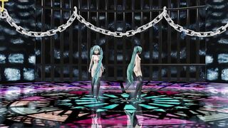 【MMD】Old & new Miku Romeo & Cinderella【R-18】