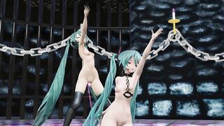 【MMD】Old & new Miku Romeo & Cinderella【R-18】