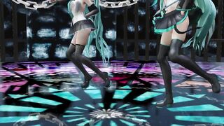 【MMD】Old & new Miku Romeo & Cinderella【R-18】