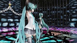 【MMD】Old & new Miku Romeo & Cinderella【R-18】