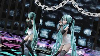 【MMD】Old & new Miku Romeo & Cinderella【R-18】