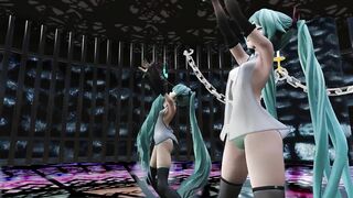 【MMD】Old & new Miku Romeo & Cinderella【R-18】