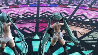 【MMD】Old & new Miku Romeo & Cinderella【R-18】