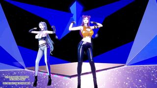 [MMD] (G)I-DLE - LATATA Kaisa Hot Kpop Dance League of Legends KDA 4K 60FPS