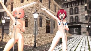 【MMD】Mara & Izumi are bargaining until night 2【R-18】