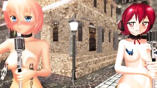 【MMD】Mara & Izumi are bargaining until night 2【R-18】