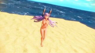 【MMD】Sheer bikini Murakumo - Lamb【R-18】