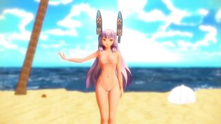 【MMD】Sheer bikini Murakumo - Lamb【R-18】