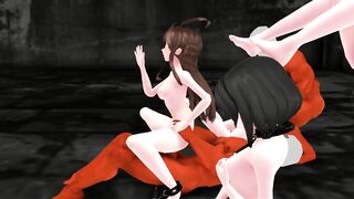 【SEX-MMD】Kongo sisters - Lamb BDSM【R-18】