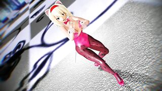 【MMD】PINK CAT Alice【R-18】