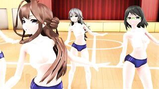 【MMD】Kongo Sisters Lamb【R-18】