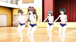 【MMD】Kongo Sisters Lamb【R-18】