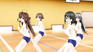 【MMD】Kongo Sisters Lamb【R-18】