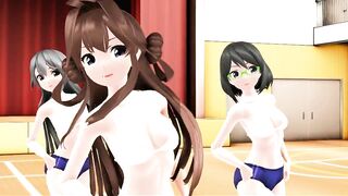 【MMD】Kongo Sisters Lamb【R-18】