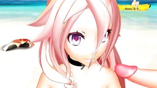 【SEX-MMD】Futanari Beach sex【R-18】