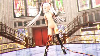 【MMD】Donut Hole with Alice [Upd1-Nopan-Add tail]【R-18】