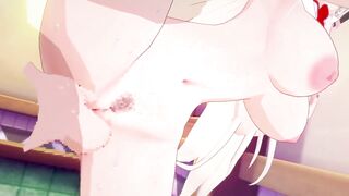 【Vtuber 角巻わため】角巻わためがバックでセックスするだけLoop3