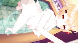 【Vtuber 夜空メル】夜空メルがバックでセックスするだけLoop4