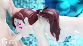 Overwatch Futa Shower Threesome Scene Pt. 2