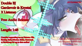 Double BJ | Gardevoir x Krystal Fox x Listener (Erotic Furry Threesome Audio)