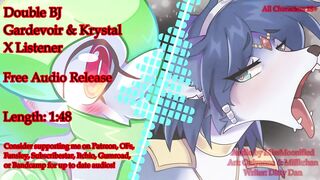 Double BJ | Gardevoir x Krystal Fox x Listener (Erotic Furry Threesome Audio)