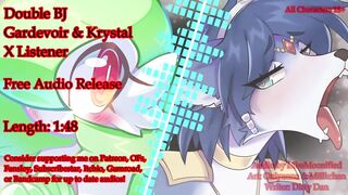 Double BJ | Gardevoir x Krystal Fox x Listener (Erotic Furry Threesome Audio)