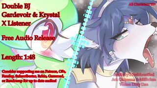 Double BJ | Gardevoir x Krystal Fox x Listener (Erotic Furry Threesome Audio)