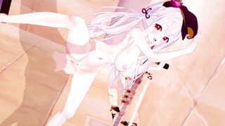 【Vtuber 奈羅花】奈羅花がバックでセックスするだけLoop4