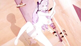 【Vtuber 壱百満天原サロメ】壱百満天原サロメがバックでセックスするだけLoop3