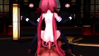 【SEX-MMD】Efu Gokuraku Jodo Sex Dance【R-18】