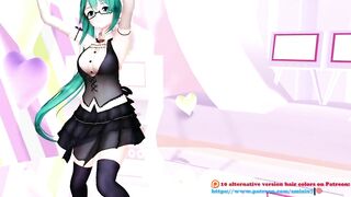 HENTAI UNDRESS NUDE GLASSES GIRL VIRTUAL YOUTUBER 神楽すず BLUE HAIR COLOR EDIT SMIXIX