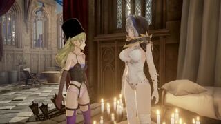 Code Vein Mia and Io Skirtless Mod Fanservice Appreciation p