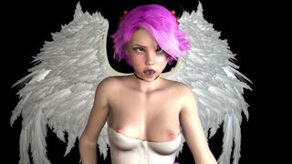 Ahegao Angel With Cock Hungry Eyes