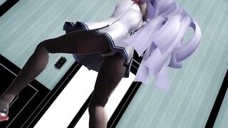 【MMD】Kancolle - Murakumo in Straight Up【R-18】