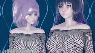 【MMD R-18 SEX DANCE】naughty asses sweet delicious pleasure sweet intense pleasure juicy asses