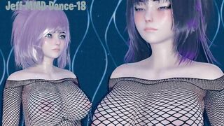 【MMD R-18 SEX DANCE】naughty asses sweet delicious pleasure sweet intense pleasure juicy asses