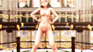 【MMD】Sting with adult Angela【R-18】