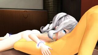 【SEX-MMD】Kashima - Diligent! (Blowjob)【R-18】