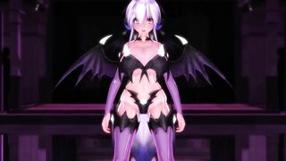 【MMD】Pretend to dance with huge breasts succubus【R-18】