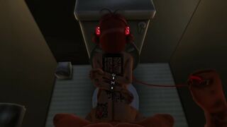 【SEX-MMD】Sakura trained BDSM pet-play (POV)【R-18】