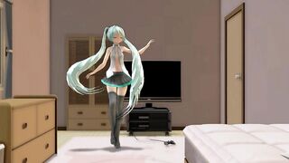 【MMD】[Miku] Gokuraku Jodo I danced ♥【R-18】