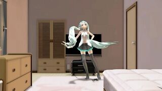 【MMD】[Miku] Gokuraku Jodo I danced ♥【R-18】