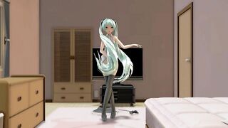 【MMD】[Miku] Gokuraku Jodo I danced ♥【R-18】