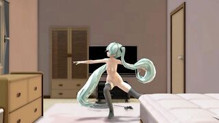 【MMD】[Miku] Gokuraku Jodo I danced ♥【R-18】