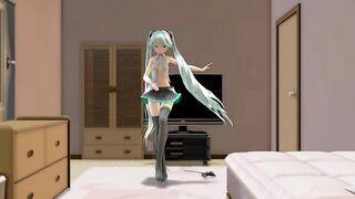 【MMD】[Miku] Gokuraku Jodo I danced ♥【R-18】