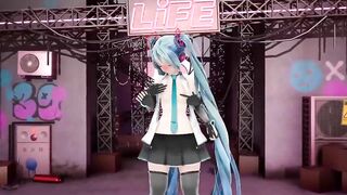 Hatsune Miku Fucked like a slut 【Hentai 3D】